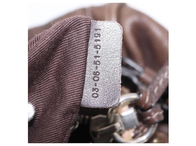 Chloé Chloe Paddington Hand Bag Leather Brown Gold Silver - vista 27