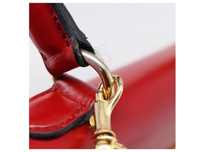 Céline CELINE Hand Bag Leather 2way Red Gold - vista 28