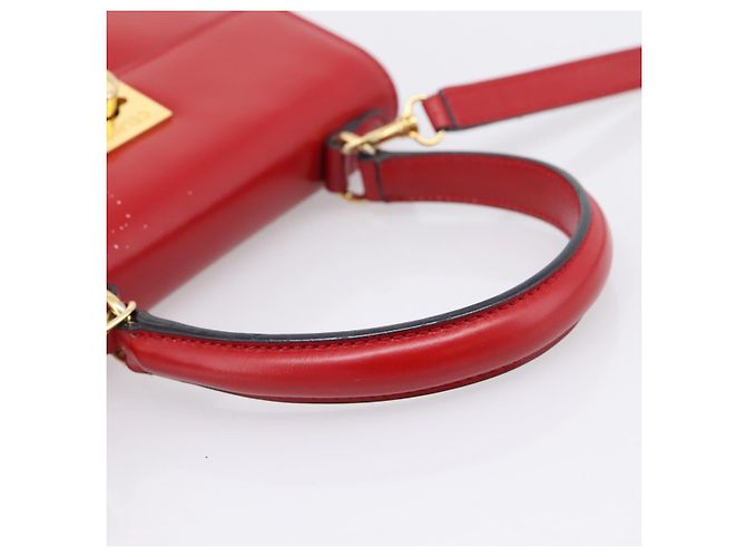 Céline CELINE Hand Bag Leather 2way Red Gold - vista 9