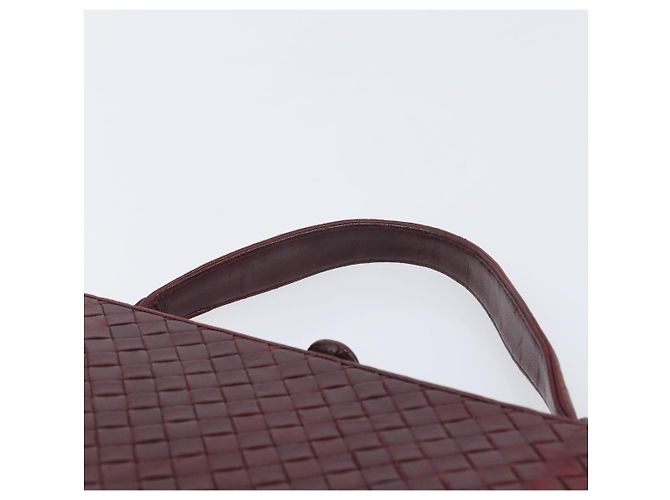 Bottega Veneta INTRECCIATO Hand Bag Leather Red - vista 14