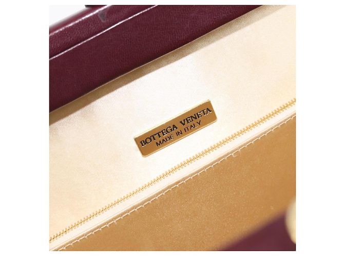 Bottega Veneta INTRECCIATO Hand Bag Leather Red - vista 19
