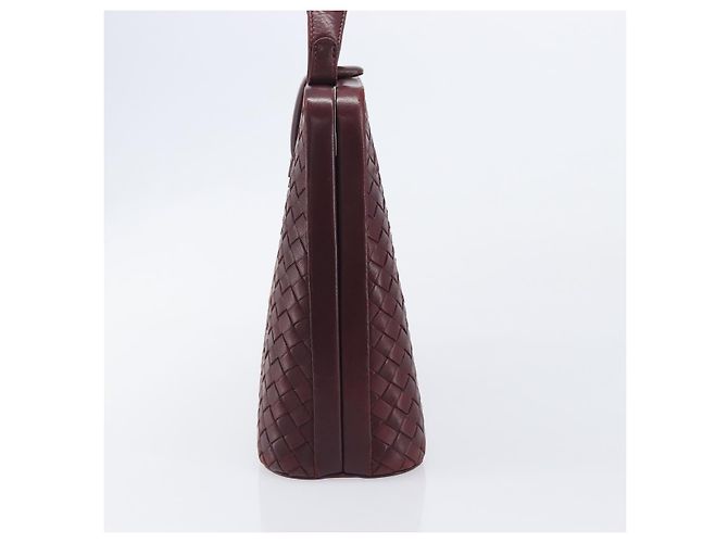 Bottega Veneta INTRECCIATO Hand Bag Leather Red - vista 4