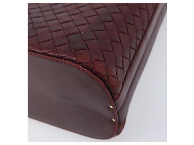 Bottega Veneta INTRECCIATO Hand Bag Leather Red - vista 8