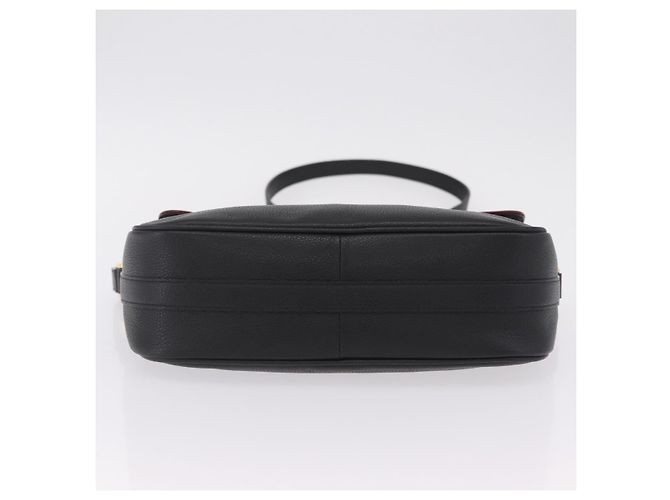 Autre Marque Saint Laurent Chain Shoulder Bag Leather Black Gold - vista 11