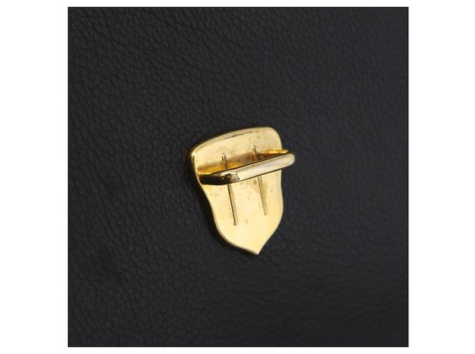 Autre Marque Saint Laurent Chain Shoulder Bag Leather Black Gold - vista 19
