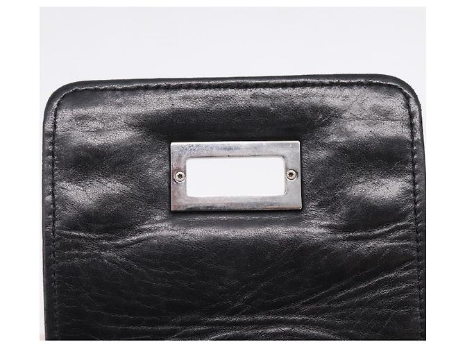CHANEL Matelasse Chain Tote Bag Calf Skin Black Silver CC - vista 16