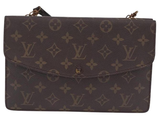 LOUIS VUITTON Monogram Double Rabat Shoulder Bag M51815 LV - vista 2