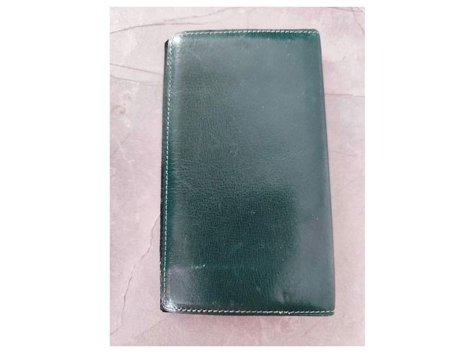 Céline Cartera de cuero verde Celine - vista 2