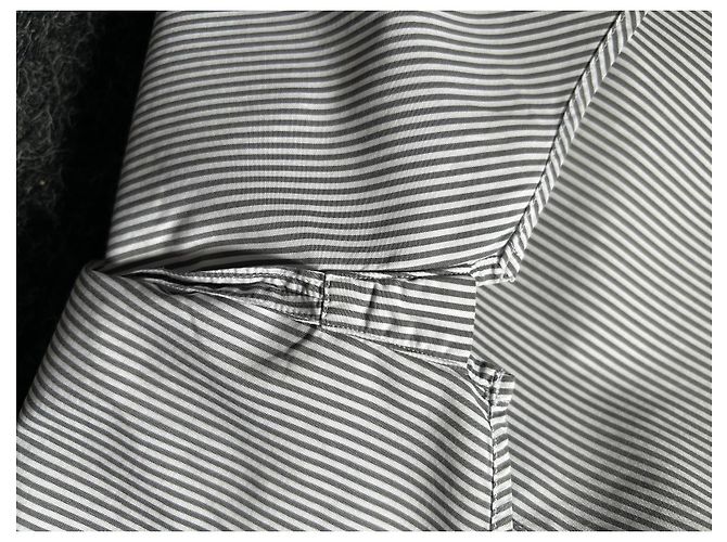 Dior Camicia in cotone a righe con colletto alla coreana - vista 12
