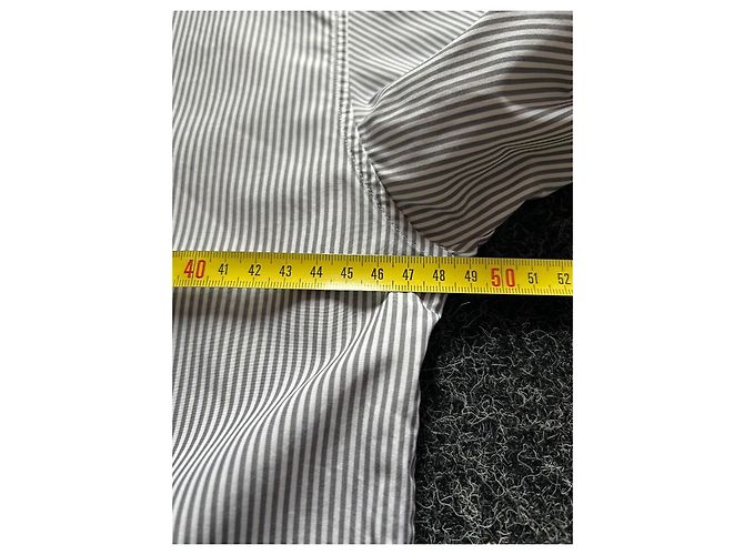 Dior Camicia in cotone a righe con colletto alla coreana - vista 14