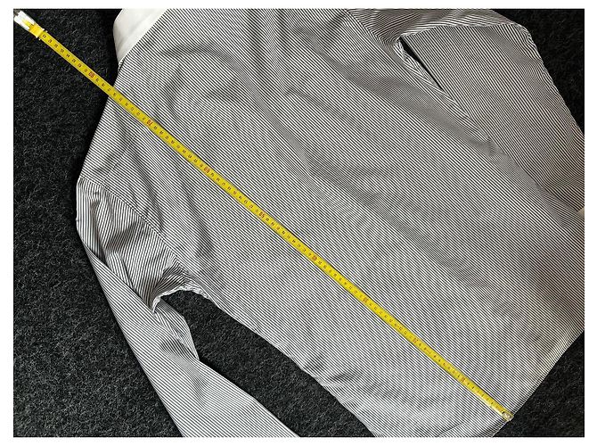 Dior Camicia in cotone a righe con colletto alla coreana - vista 17