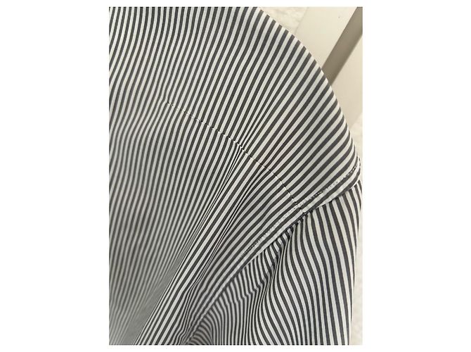 Dior Camicia in cotone a righe con colletto alla coreana - vista 5