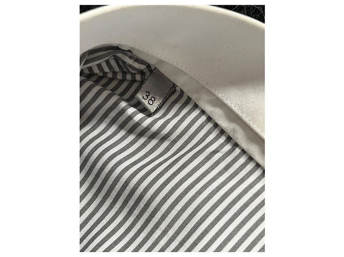 Dior Camicia in cotone a righe con colletto alla coreana - vista 8