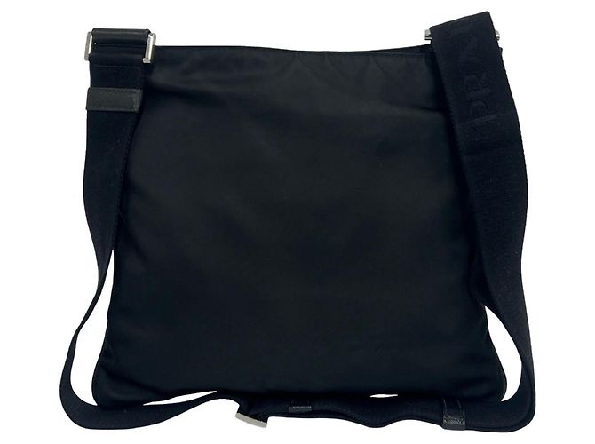 Borsa Prada in nylon Tessuto Pocono e pelle con logo triangolare in metallo - vista 2