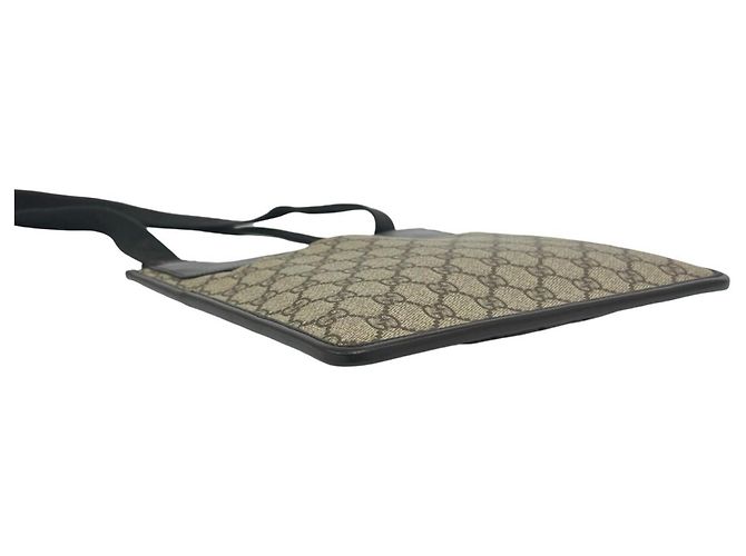 Borsa a tracolla Gucci in pelle marrone - vista 6