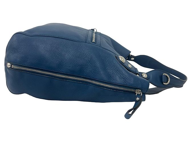 Borsa Gucci Icon Bit in pelle blu - vista 5
