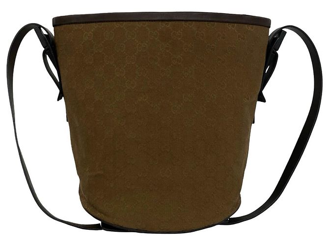 Borsa a tracolla Gucci in Canvas GG e pelle - vista 2