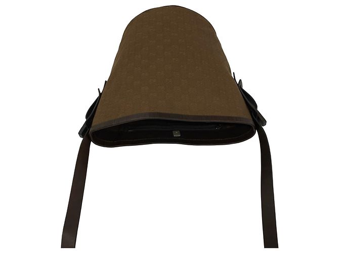 Borsa a tracolla Gucci in Canvas GG e pelle - vista 3