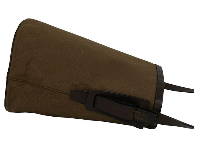 Borsa a tracolla Gucci in Canvas GG e pelle - vista 5