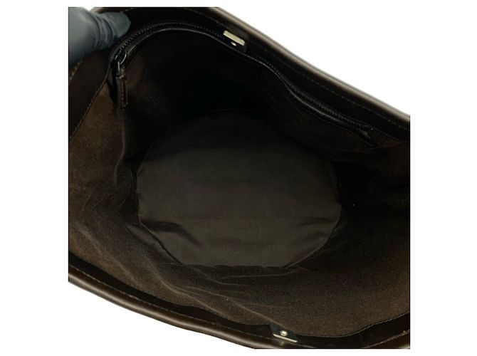 Borsa a tracolla Gucci in Canvas GG e pelle - vista 8