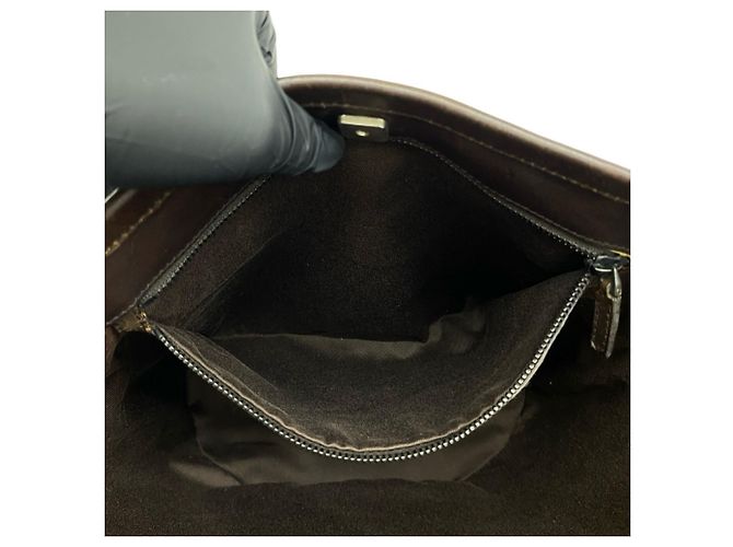Borsa a tracolla Gucci in Canvas GG e pelle - vista 9