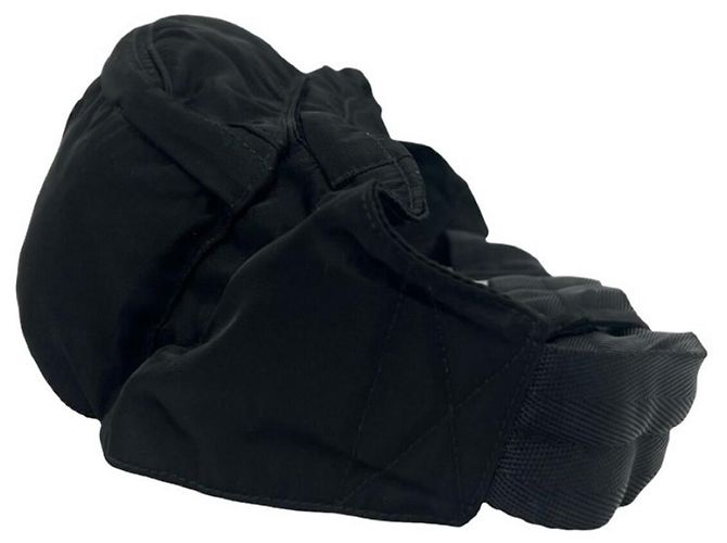 Borsa a spalla in nylon con logo triangolare Prada - vista 5