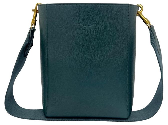 Céline Borsa a tracolla in pelle Celine Sangle Bucket Small - vista 2