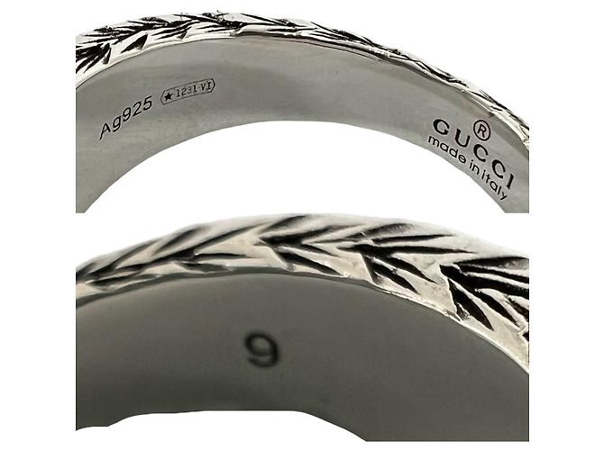 Anello GUCCI Interlocking G Arabesque - vista 2