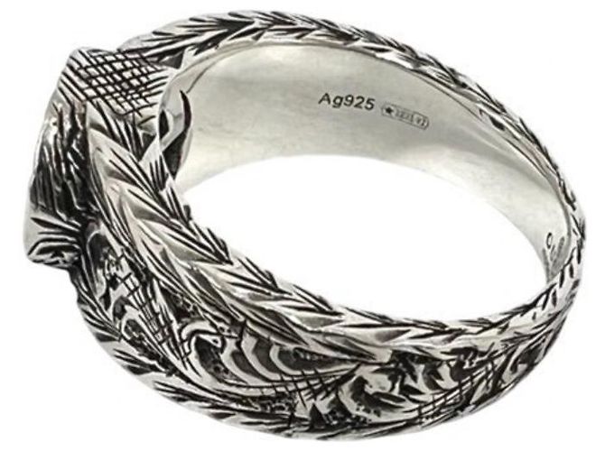 Anello GUCCI Interlocking G Arabesque - vista 3