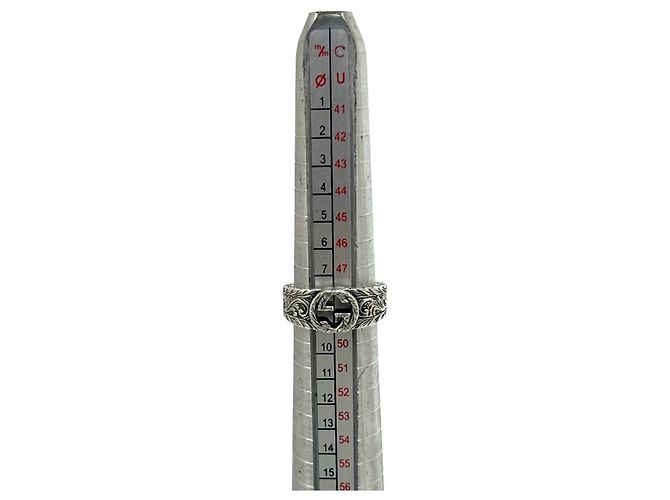 Anello GUCCI Interlocking G Arabesque - vista 6