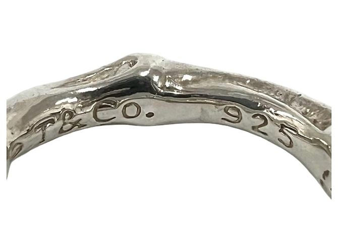 Autre Marque Tiffany & Co. Anello Fascia Vintage Bamboo - vista 2