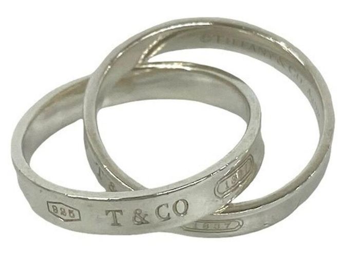 Autre Marque Anello Tiffany Vintage Interlocking Circle - vista 5