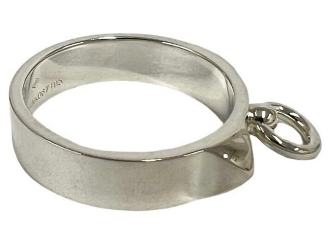 Hermès HERMES Collier de Chien Silver Band Ring - Ansicht 4