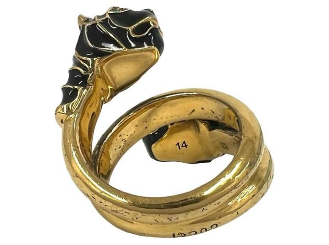 Anello a fascia GUCCI Double Tiger Head - vista 5