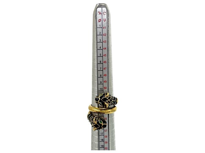 Anello a fascia GUCCI Double Tiger Head - vista 6