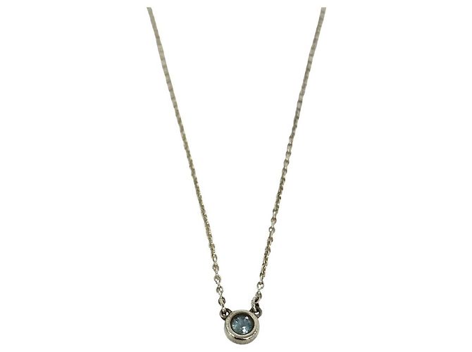Autre Marque Collana con pendente Aquamarine By the Yard di Tiffany & Co. - vista 3