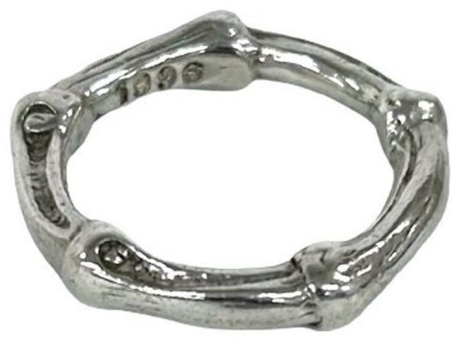 Autre Marque Anello Tiffany Vintage Bamboo Band - vista 4