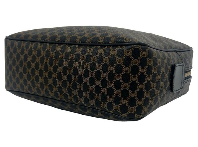 Céline Celine Vintage Macadam Blazon Pattern Lederhandtasche - Ansicht 7