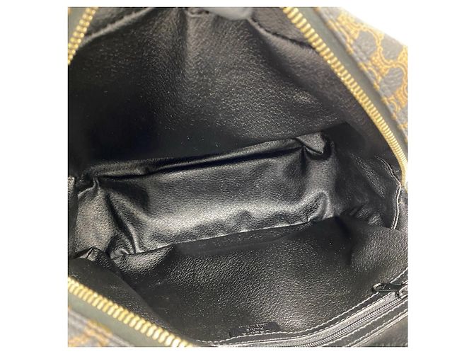 Céline Celine Vintage Macadam Blazon Pattern Lederhandtasche - Ansicht 8
