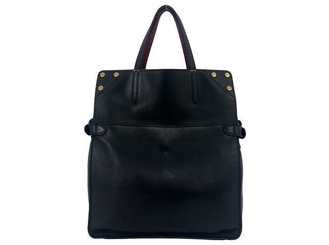 Borsa in pelle scamosciata Fendi Flip Logo Hardware - vista 2