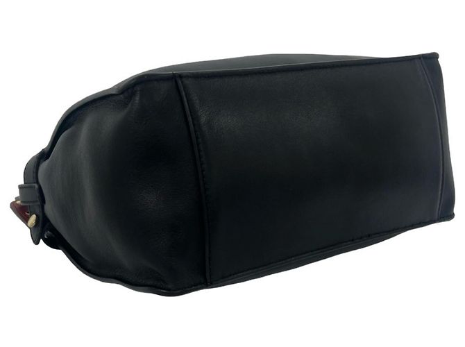 Borsa in pelle scamosciata Fendi Flip Logo Hardware - vista 6