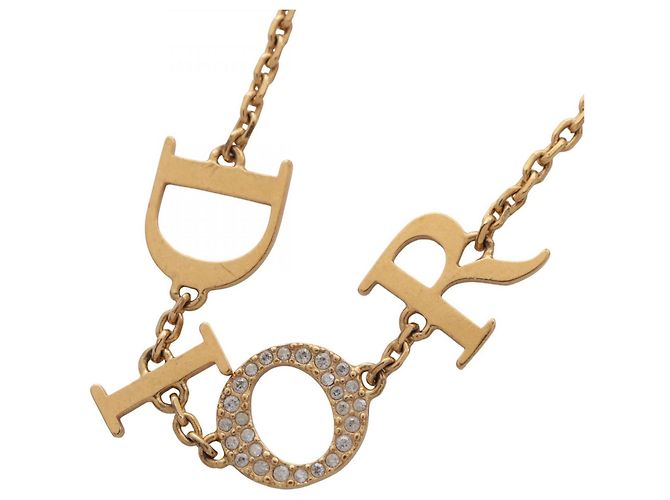 Bracciale con ciondoli placcati in oro Christian Dior - vista 2