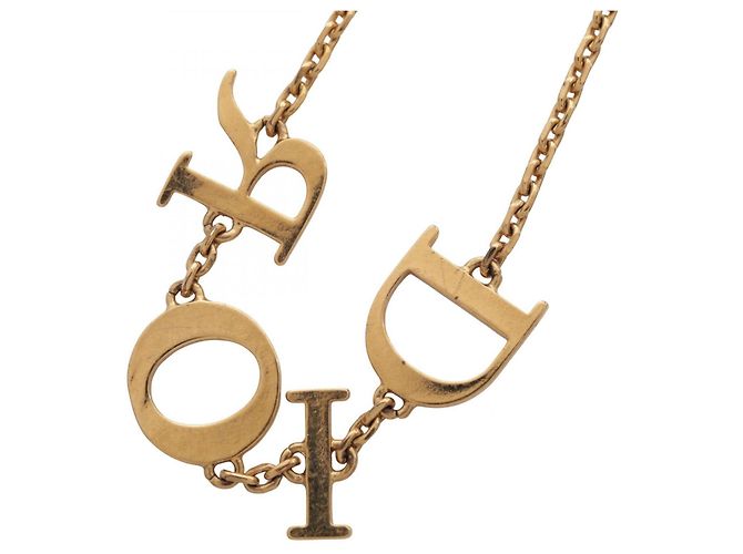Bracciale con ciondoli placcati in oro Christian Dior - vista 3