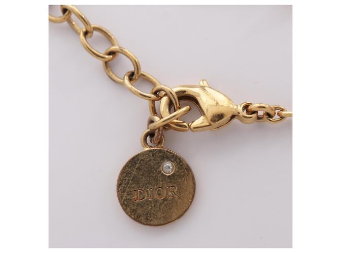 Bracciale con ciondoli placcati in oro Christian Dior - vista 4