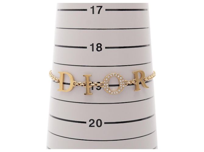 Bracciale con ciondoli placcati in oro Christian Dior - vista 5