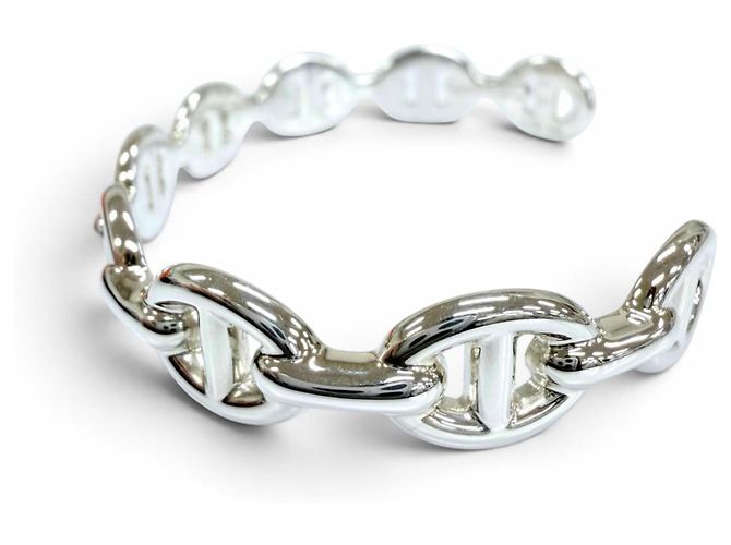 Chaîne d'ancre Hermès Bracciale con charm Hermes Chaine d'Ancre Enchainée - vista 3