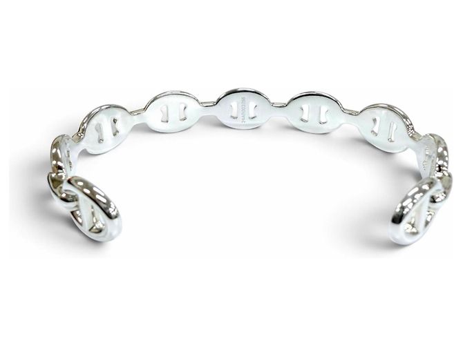 Chaîne d'ancre Hermès Bracciale con charm Hermes Chaine d'Ancre Enchainée - vista 4
