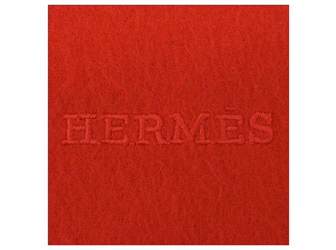 Hermès Hermes Kaschmir-Stola in Rot - Ansicht 3