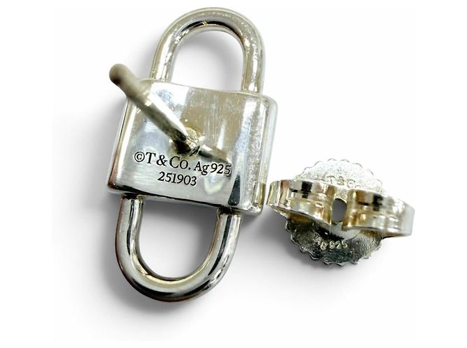 Autre Marque Orecchini Tiffany & Co. 1837 Small Double Lock - vista 6