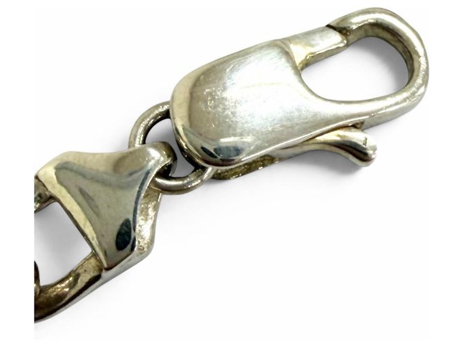 Autre Marque Bracciale con ciondoli Tiffany & Co. in argento e oro giallo - vista 4